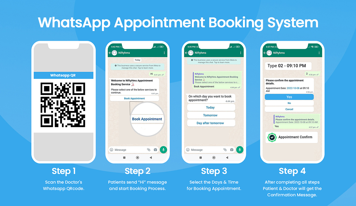 WhatsApp appointment booking system