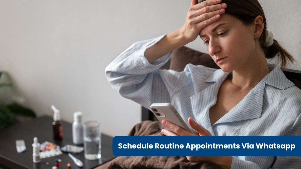 Schedule Routine Appointments Via Whatsapp