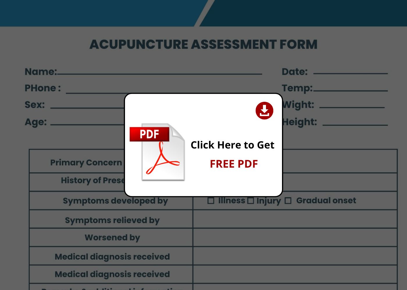 physiotherapy system